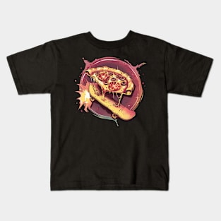 Pizza Skate Style Kids T-Shirt